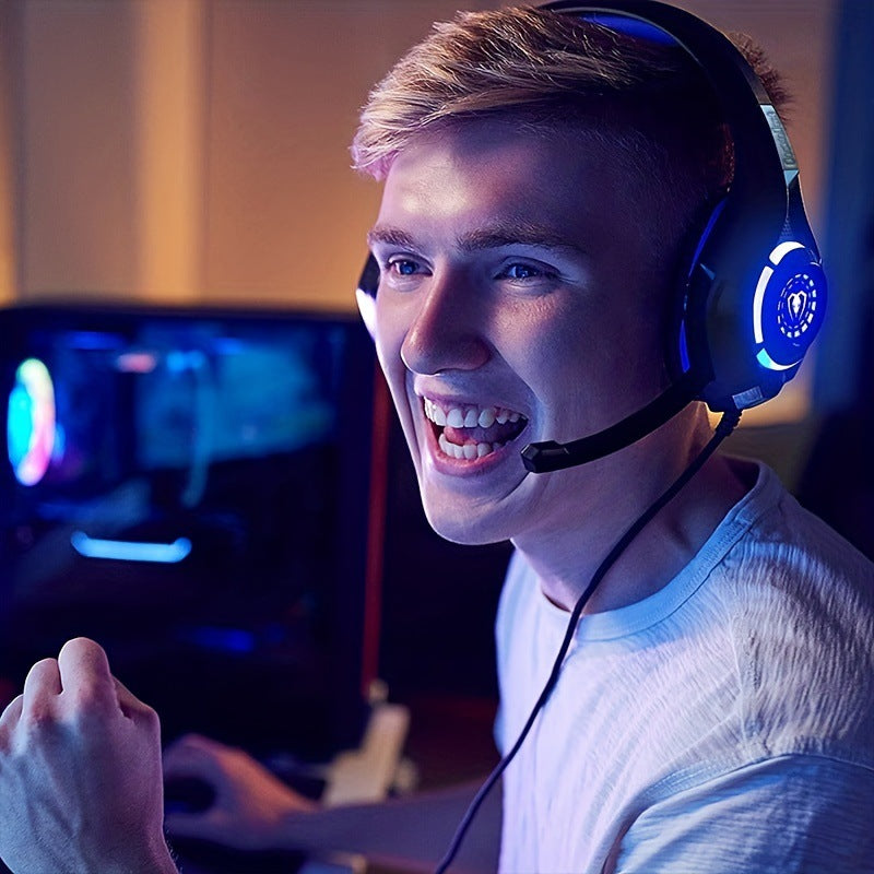 RGB Wired Gaming Headphones with Mic