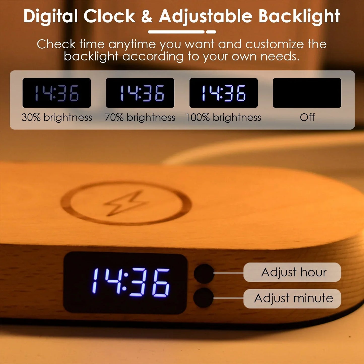 Wireless Charging LED Lamp