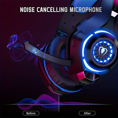 RGB Wired Gaming Headphones with Mic